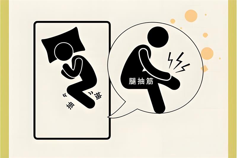 睡觉腿抽筋是什么原因?如何防治腿抽筋全指南