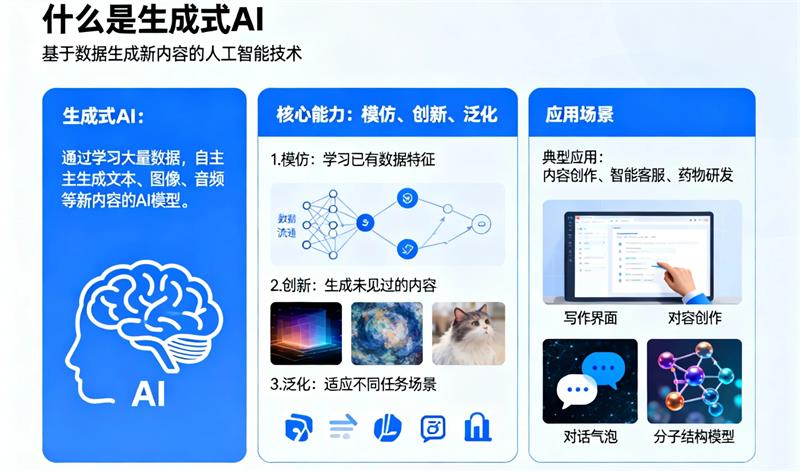 生成式AI全景解析:从原理到应用,ChatGPT、文生图、音频生成等深度科普