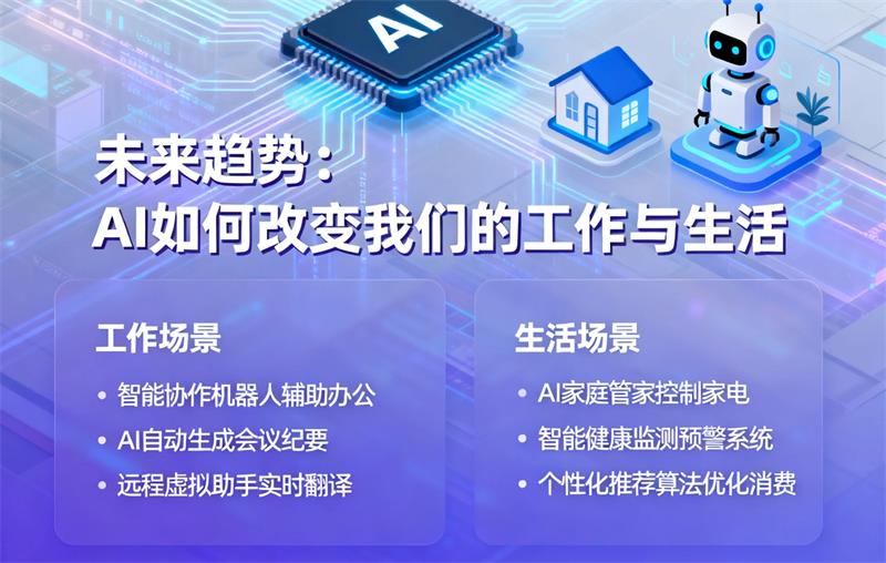 未来趋势:AI如何改变我们的工作与生活(三大方向与实操建议)