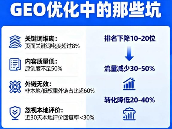 GEO 优化中的那些坑:避免常见错误,提升被 AI 引用率